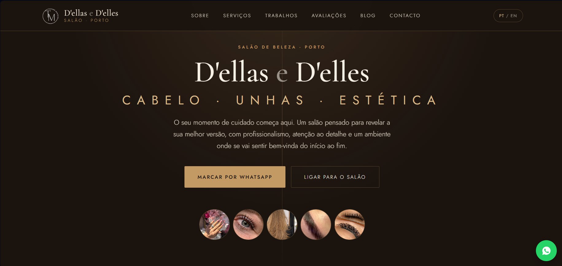 Site do D'ellas e D'elles