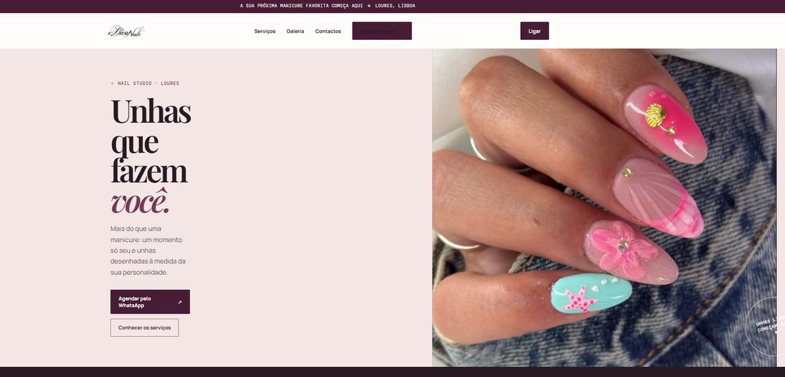 Site da iDiva Nails